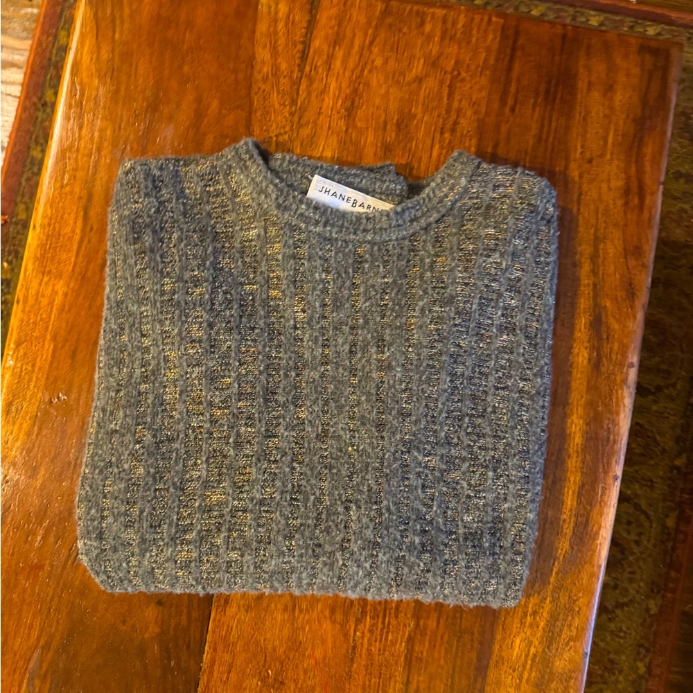 Jhane Barnes 90’s Vintage Gray Crewneck Sweater